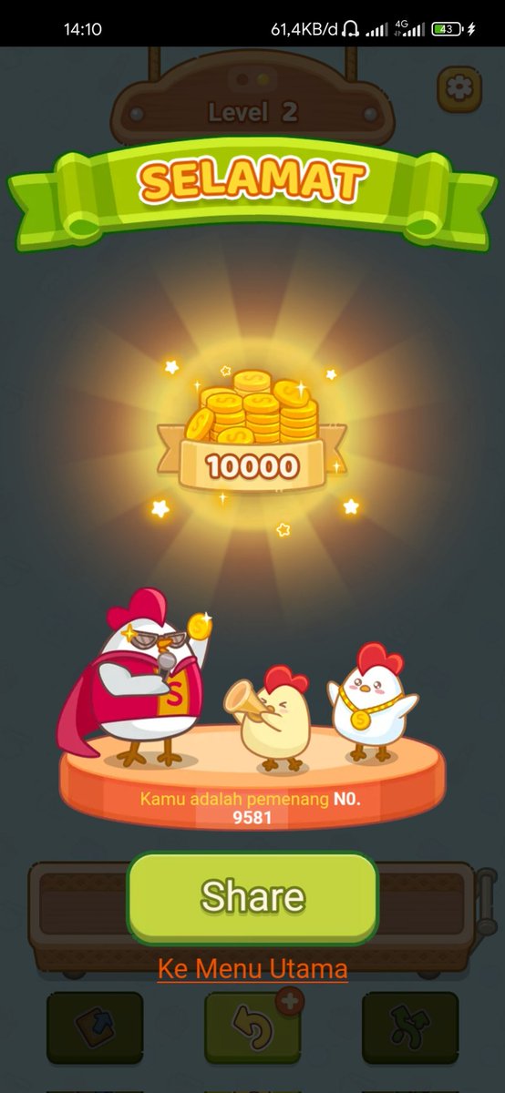 Menang lagi 🔥 #cocoki #cocokihariini