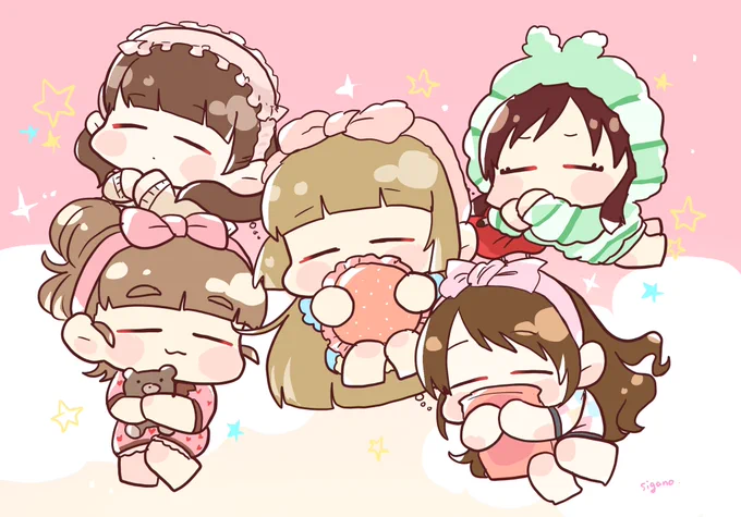 パジャマジャマ、可愛すぎて脳が溶ける〜〜〜 #デレステ #デレマス