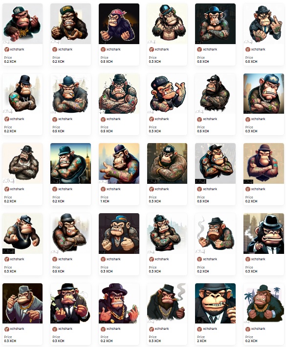 X-CHIApes (3.0) #59-#90 ARE HERE!!! 💥💥💥

We will be giving out prizes tomorrow! 💎💎💎

LIKE, SHARE AND FOLLOW 👍🗣️🦈

=> CHANCE TO WIN A X-chiape! 🐵🐵🐵

COMMENT WITH BNNCN (XCH) WALLET ADDRESS 
=> 100% CHANCE TO WIN A 1000 BNNCN ! 🍌🍌🍌