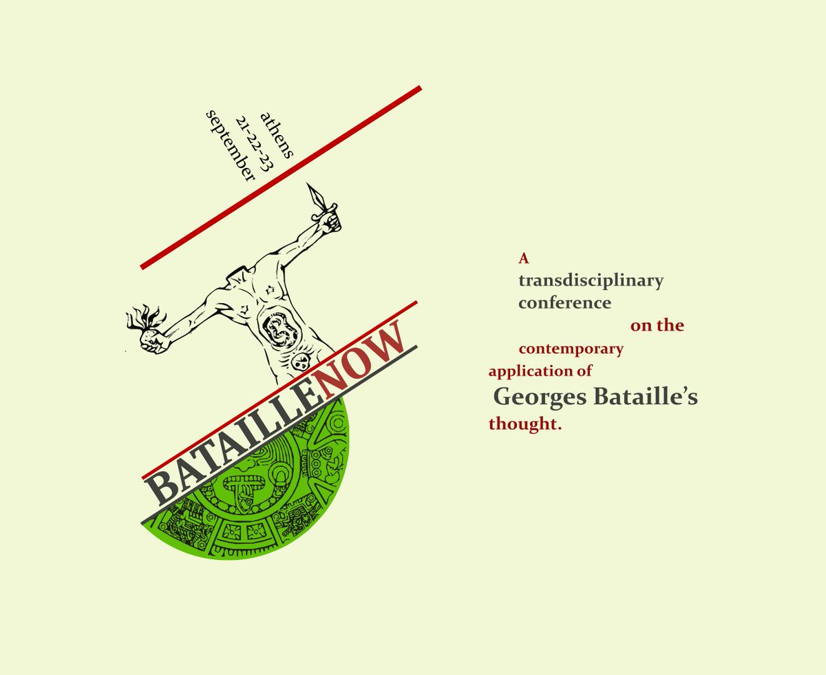 Just returned to base, after three amazing days of deep meaningful scholarship, and most importantly sincere communication. This conference will always be with me for the rest of my life. A heartfelt thank you to all participants
bataillenow.wordpress.com
 #BatailleNow, #Acephale