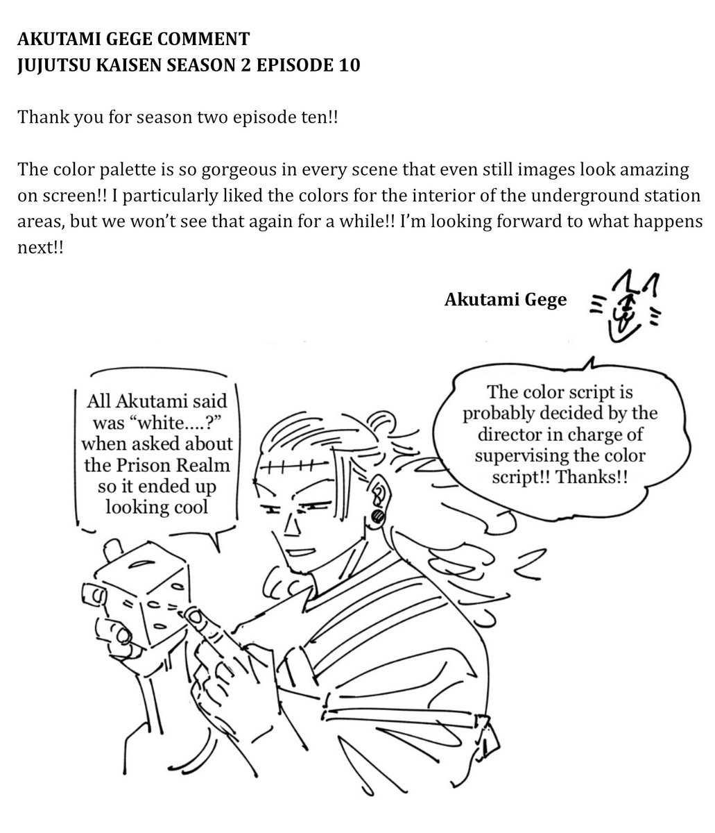 Jさん🏀( ֊' '֊) on X: English translation of the new Jujutsu