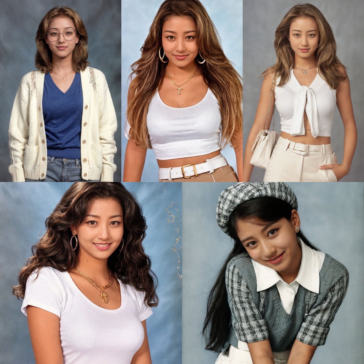 godmitzu's tweet photo. JIHYO DID THE AI YEARBOOK PICS TOO 😭😭 https://t.co/v5z75Y6qoV