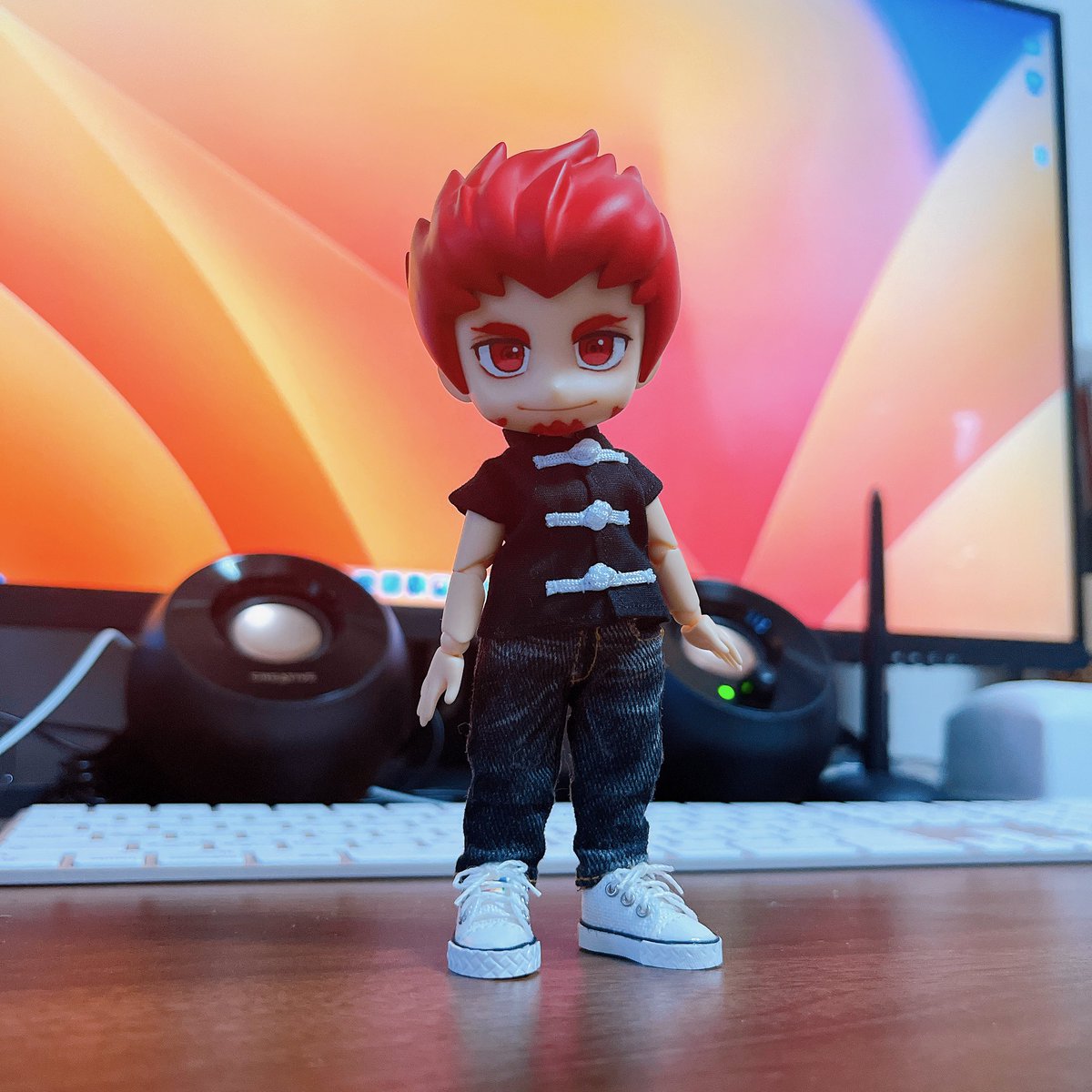 めちゃくちゃ欲しかったチャイナ服を通販でお迎えできたの嬉しすぎるから見て😭😭😭ほんとーーーに可愛いすごい似合う嬉しいたくさん作ってくださってありがとうございました😭😭😭💖