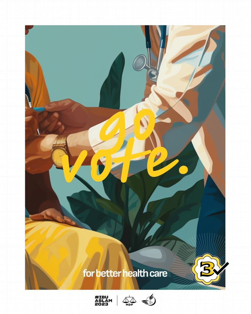 RikkoRil's tweet photo. Every citizen is a brushstroke in our nation’s masterpiece. Your vote adds color. Paint a vibrant future, vote! #Vote3EmmenEkee 
#KuriahKuriah #IbuAslam2023 https://t.co/rGAbqW8FPu