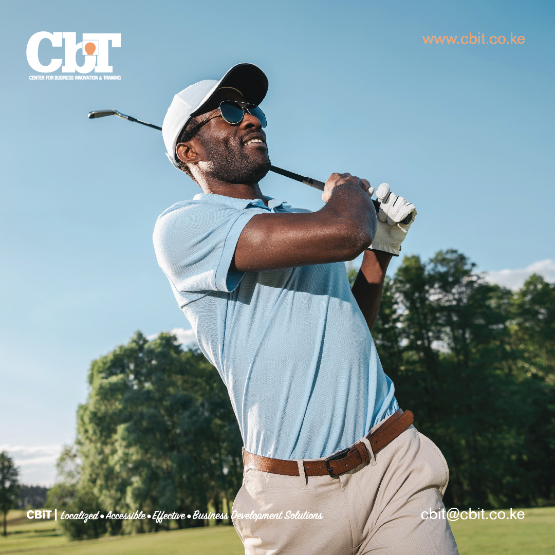 CBiTAfrica's tweet image. A round of golf isn't just a game; it's a strategic lesson in business. Patience, focus, adaptability – all vital skills. Take swings on the course and apply those same principles to your work. Success in both takes practice!  #WeekendGolf #BusinessStrategy