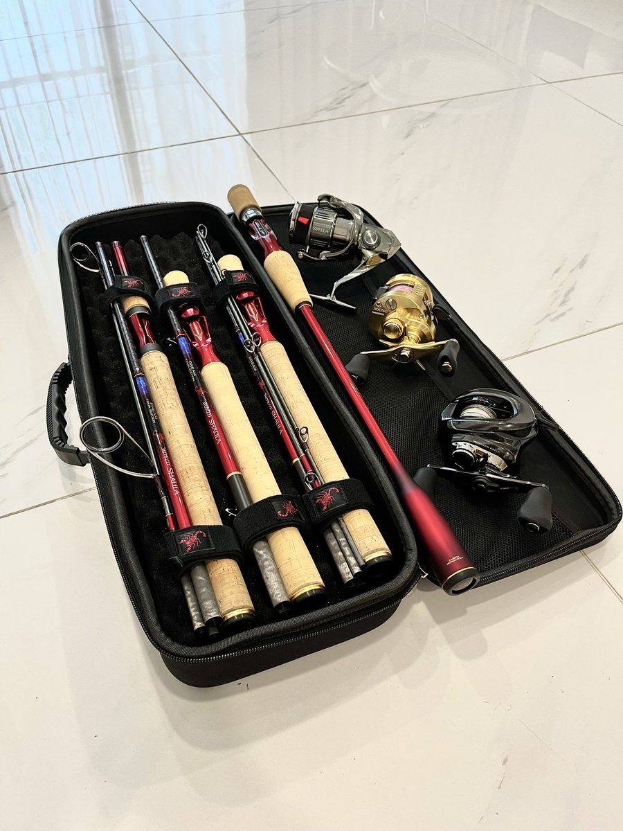 leonidas_rok's tweet photo. ベトナムに居ると他にやる事少なくてどんどん釣具が増えていくw
出張ついでにも釣りができるように、パックロッドをメインで愛用してます。
#ワールドシャウラドリームツアーエディション #1652 1653 #1702 #AntaresDCMDXG #CalcuttaConquestMD300XG #StellaC3000XG #StellaC5000XG https://t.co/Vu4BxSAHFP