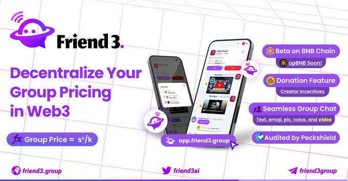 🎉 Happy Weekend, #Friend3 fam!

🤔 Quick Q: Want to make your group pop on <a href="/Friend3AI/">Friend3.AI</a> ? 
🛠️ Pro tip: Update your group info for better visibility &amp; keep the chat buzzing to appear in the "Active Chat" list on the homepage! 🗨️🔥

👇 Drop your group links in the comments! I'll