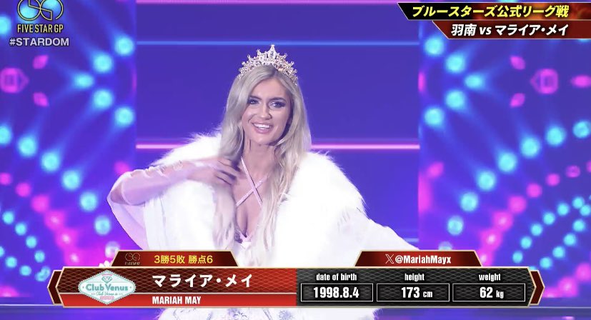 IAmCam8404's tweet photo. Hi @MariahMayx! 👋🏾
How you doing? 🫶🏽🤍🫶🏽
#FightingPrincess👸🏼 #ForeignAce
#LongLeggedAmazon #RingGoddess 😇 #GIANTAmongAnts #Megastar🤩
#BritishBombshell🇬🇧 #MainEventMariah
#BeautifulSpirit #FearlessWarrior
#STARDOM
#5StarYokohamaFinale https://t.co/zTg2Y3307H