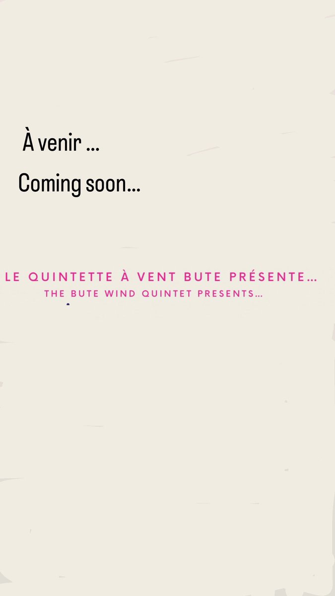 The Bute Wind Quintet tweet media