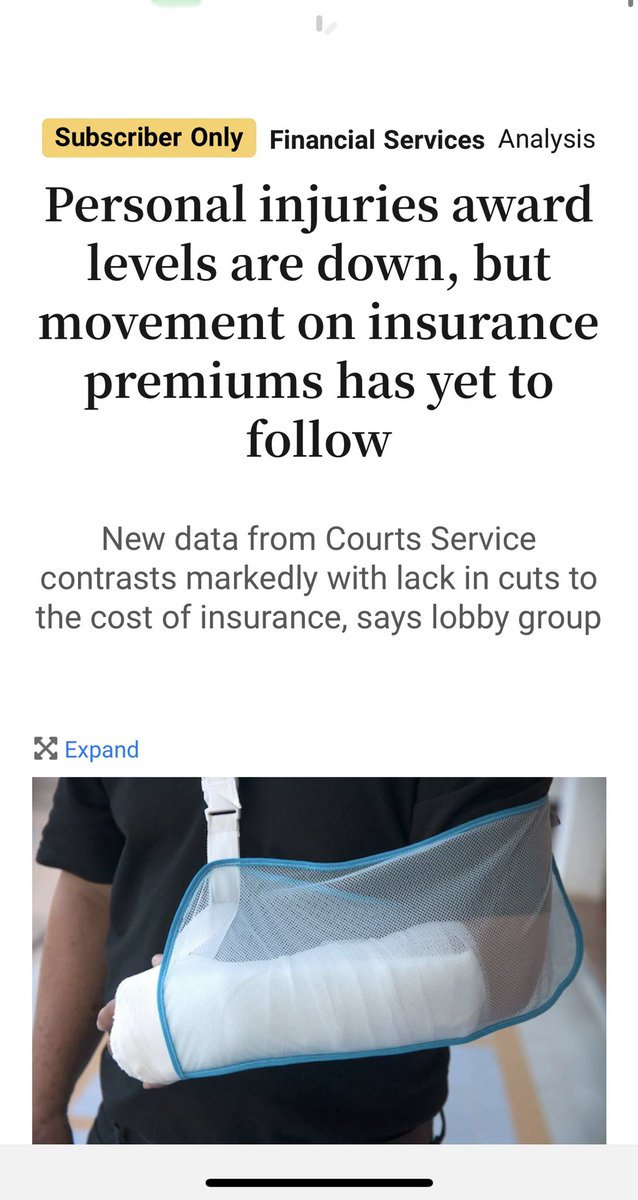 “The Government must use the “compelling” new data to put pressure on the insurance companies. “There really are no more excuses for not passing on meaningful savings to policy holders.” #InsuranceReform irishtimes.com/business/finan…