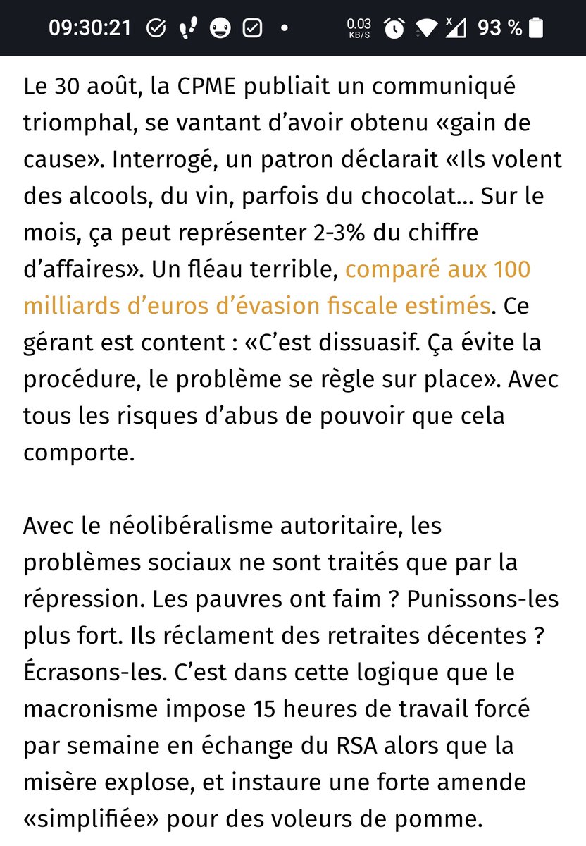KrysaliaH's tweet photo. Vous connaissez la règle: si vous voyez quelqu'un voler de la bouffe : non, vous l'avez pas vu.

Eh bien là vous l'avez encore moins vu : il peut se prendre 300 € d'amende FORFAITAIRE, sans procès oO. 

La réponse de la macronie à la France qui a faim 😖

https://t.co/wrSeT7v5ol https://t.co/wv5q0tCwuz