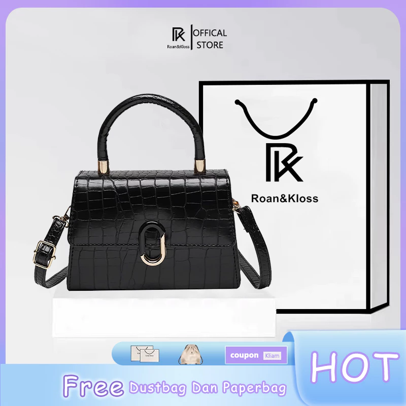 jajanshopee7's tweet photo. [Roan &amp; Kloss] Tas Selempang Wanita Tas Sling Bag Wanita Tas Handbag Wanita Tas Perempuan Selempang Shoulder Bag-FREE Dustbag+Tas Hadiah 
https://t.co/5w1yiepEPJ https://t.co/didjsAVVKu