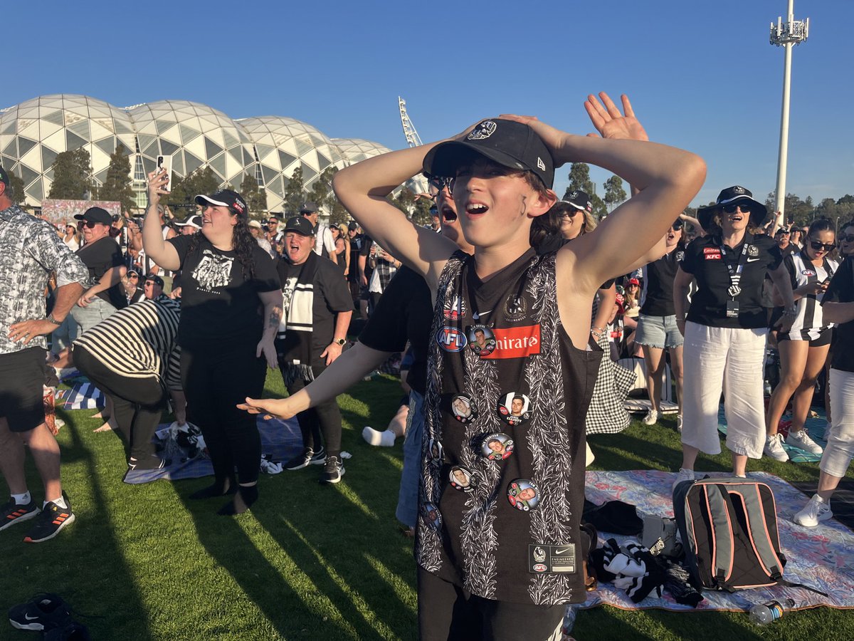 The face of victory #aflGrandFinal