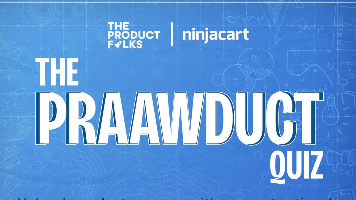 What a revelation !
We(@HarshithaSeset1 & I),The Perfects,have just completed 'The Praawduct Quiz' by @TheProductfolks & @ninjacart.  

Score ? Don't ask! Btw It's so fun & challenging. Revelation? There's always scope for learning!

Put on your Product Hats 🎩& Participate Now!