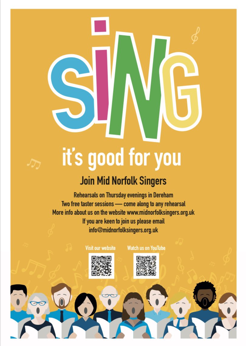 Mid-Norfolk Singers (@midnorfolksing) on Twitter photo <a href="/MidNorfolkSing/">Mid-Norfolk Singers</a> are always looking for new membersā¦come along, have a great time whilst doing something thatās good for you!! <a href="/MidNorfolkSing/">Mid-Norfolk Singers</a> are always looking for new membersā¦come along, have a great time whilst doing something thatās good for you!!