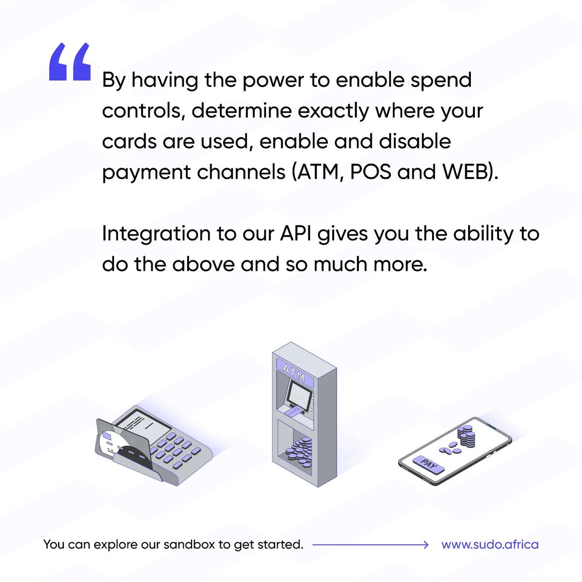 SudoAfrica's tweet photo. At Sudo Africa, we understand the need to have absolute control over your business' expenses, hence we present the ultimate solution!
#sudoafrica #sudocards #corporatecards #expensemanagement https://t.co/BU4nJ0X42y