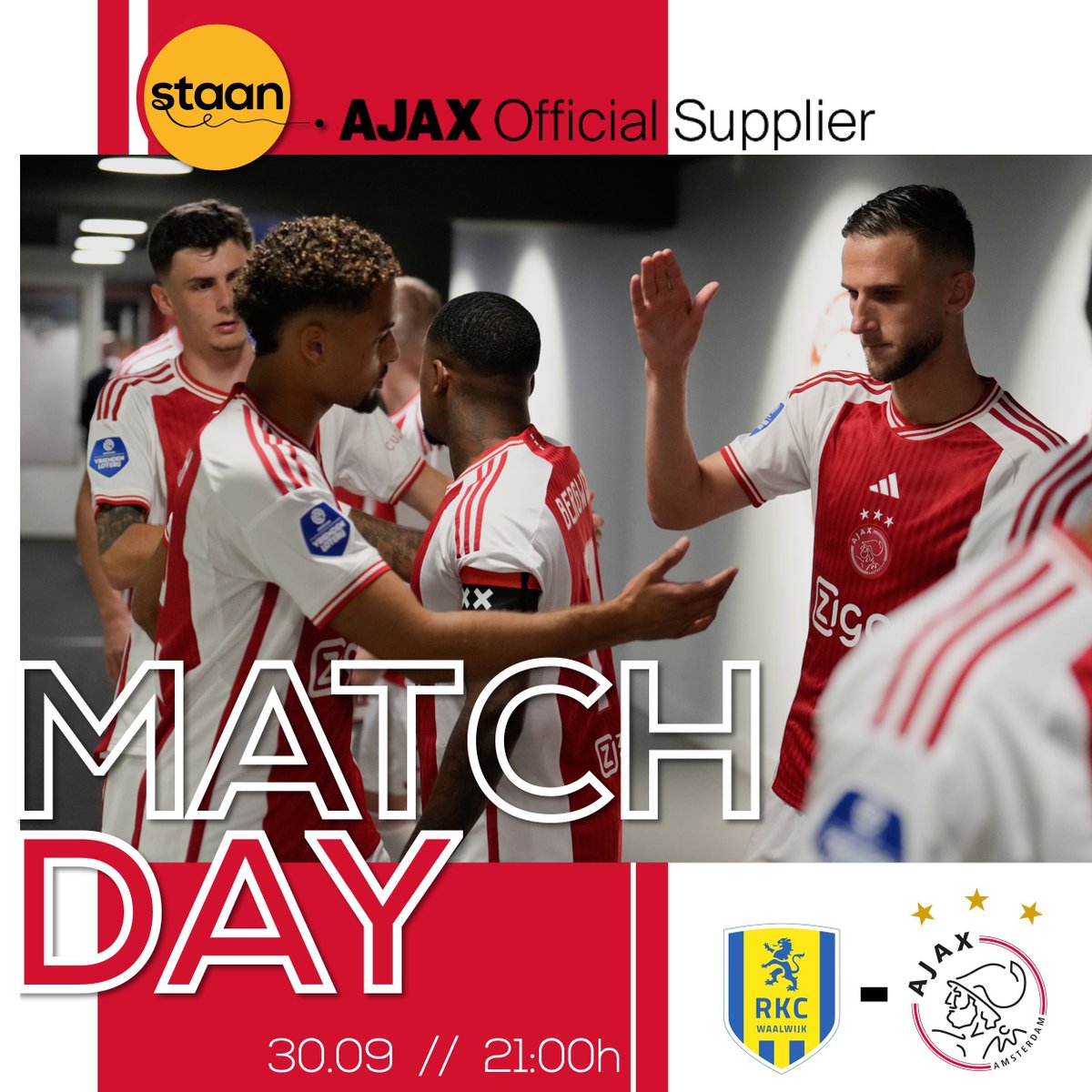 𝐌𝐚𝐭𝐜𝐡𝐝𝐚𝐲! ⚽️

#WijStaanvoorAJAX ❌❌❌ #RkcAja
