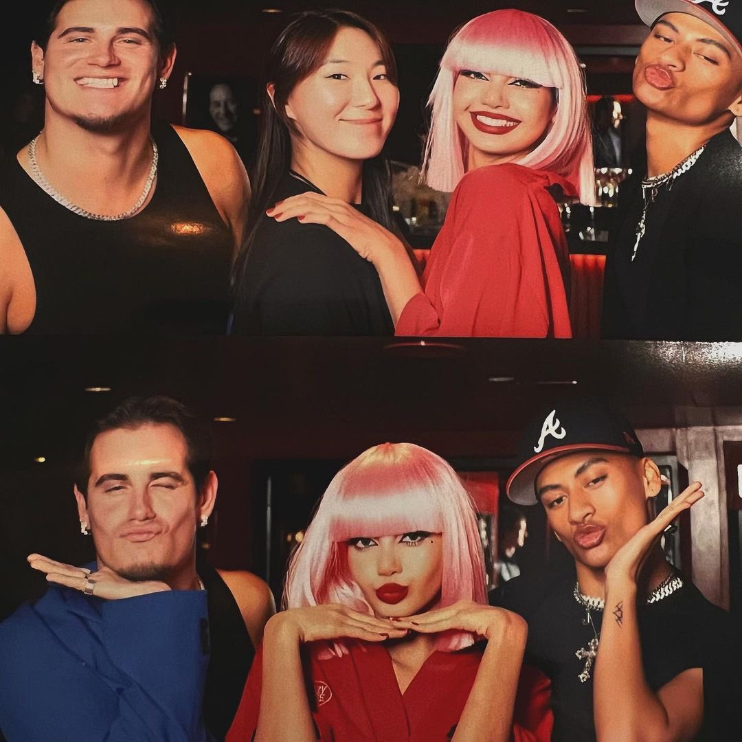 LaliceUpdates's tweet photo. Kiel, Alice, Lisa &amp; Isaiah 💋💋💋💋

@crazyhorseparis 
LALISA TOTALLY CRAZY
#LISAxCRAZYHORSEPARIS https://t.co/pdrH5eaaKx