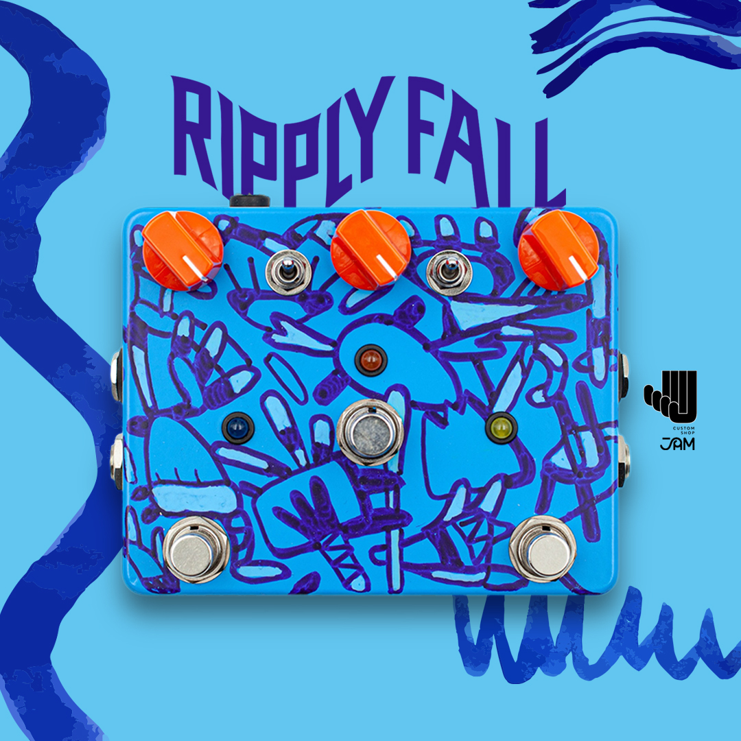 jampedals's tweet photo. "Blue Herd" Custom Shop Ripply Fall now available!
Get it here:
https://t.co/PHZw7t9w4G
#jampedals #handmade #analog #handpainted #custom #ripplyfall #ripple #waterfall #phaser #chorus #vibrato #pedal #guitarpedal #pedaloftheday #bbdchip https://t.co/uhb3Jiidor