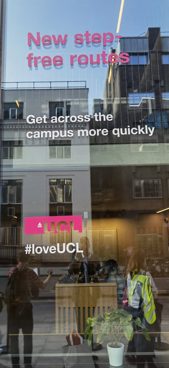 'New steps...free routes'
Get inspired
#loveUCL
@ucl
@UCLEvents
@uclmaps
@UCLIRDR