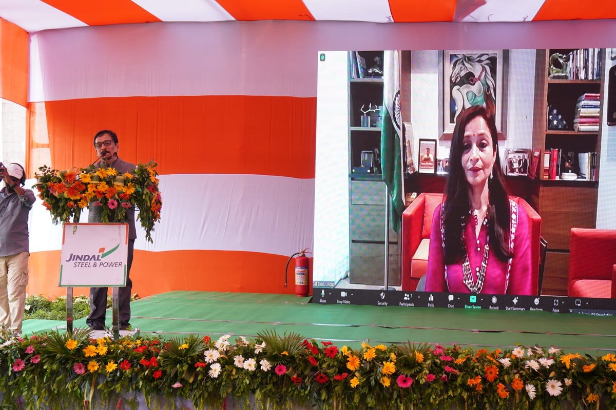 JindalFndn's tweet photo. Embracing the spirituality and the community aspiration, the foundation stone for a magnificent Shiv Temple, #Devalaya was laid by the Hon'ble Chairman of @JSPLCorporate Shri Naveen Jindal and Hon'ble Chairperson of @JSPLFoundation Smt. Shallu Jindal at Devbhoomi, Jindal Nagar, Barbil. Presence of Padmasri Tulsi Munda Ji, Community leaders, People 's representatives, Women SHGs in the Bhoomi Pujan reinforced a participatory ambiance for peaceful coexistence and nobility. 🕉️🙏
#Devbhoomi #OmNamahShivaya
@MPNaveenJindal @shallujindal20