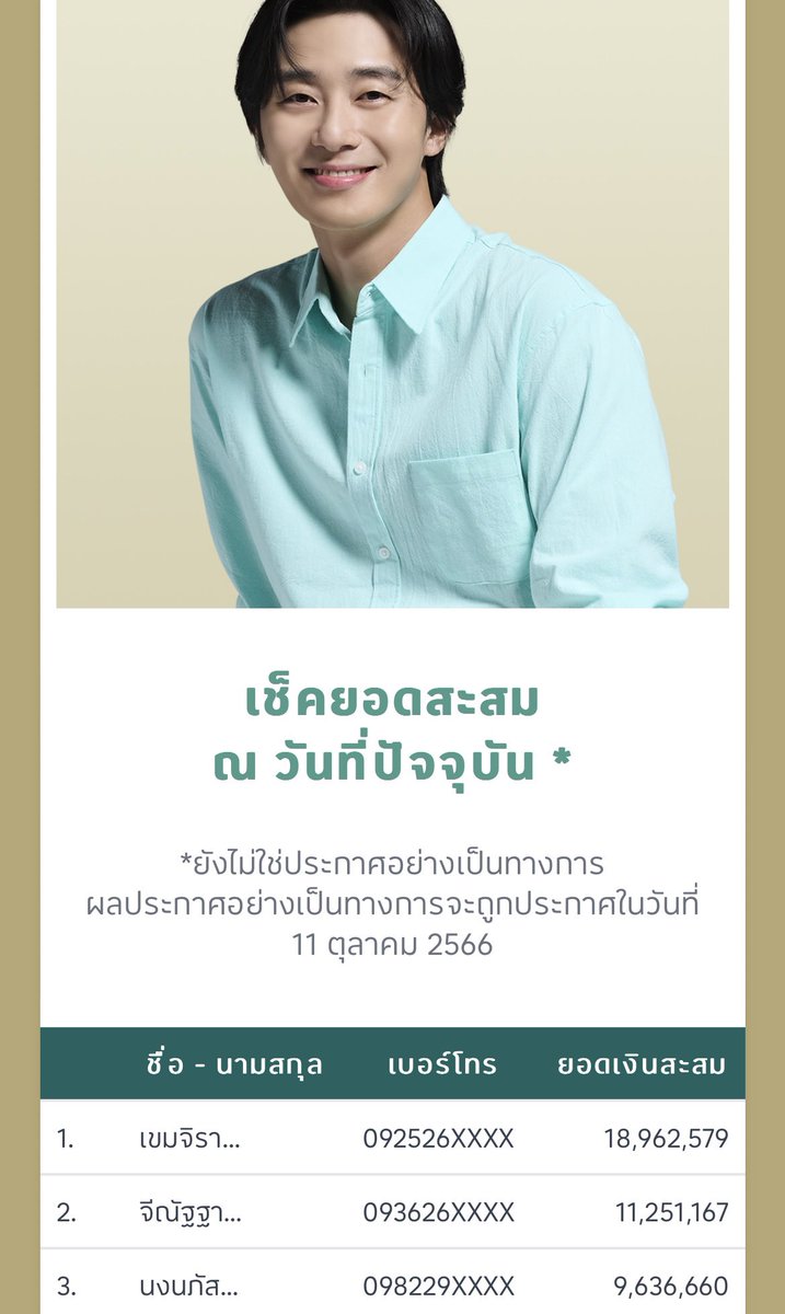 butterhwang's tweet photo. ล่าสุด top spender งานพี่ซอจุนเปลี่ยนแล้วนะ จากคุณจีณัฐฐายอด 11 ล้าน เป็นคุณเขมจิรายอด 18 ล้าน โหดมากกก ถ้าขนาดนี้แล้วพี่ซื้อโลตัสเลยเถอะค่ะ หนูว่าพี่ทำได้ https://t.co/J8FZ7gnteN