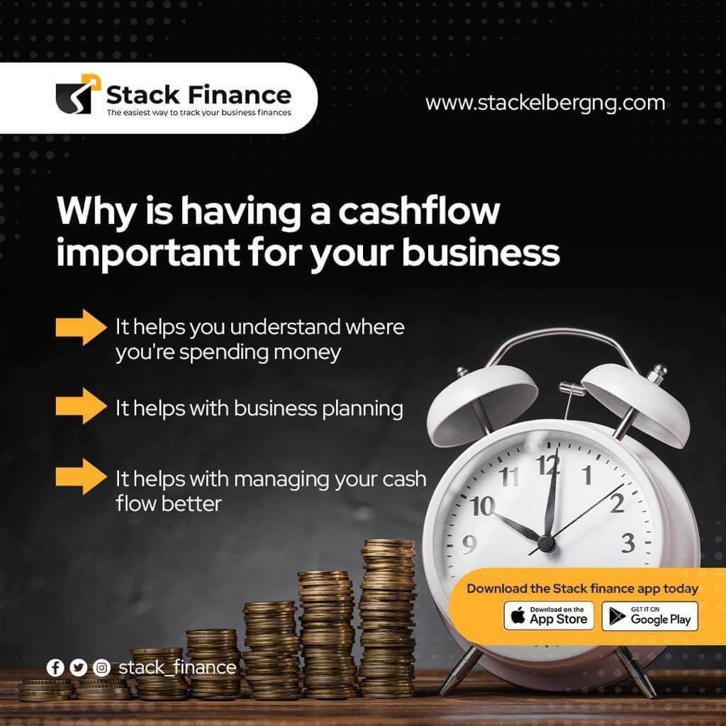 Stackfinanceapp's tweet image. First of, Cashflow is the amount of money going in and out of your business.Without cashflow there is no business

These are why having cashflow is important for your business.👇

#stackfinance #stackelbergng #finance #accounting  #stack #cashflow #iPhone15ProMax #Justice4mobhad