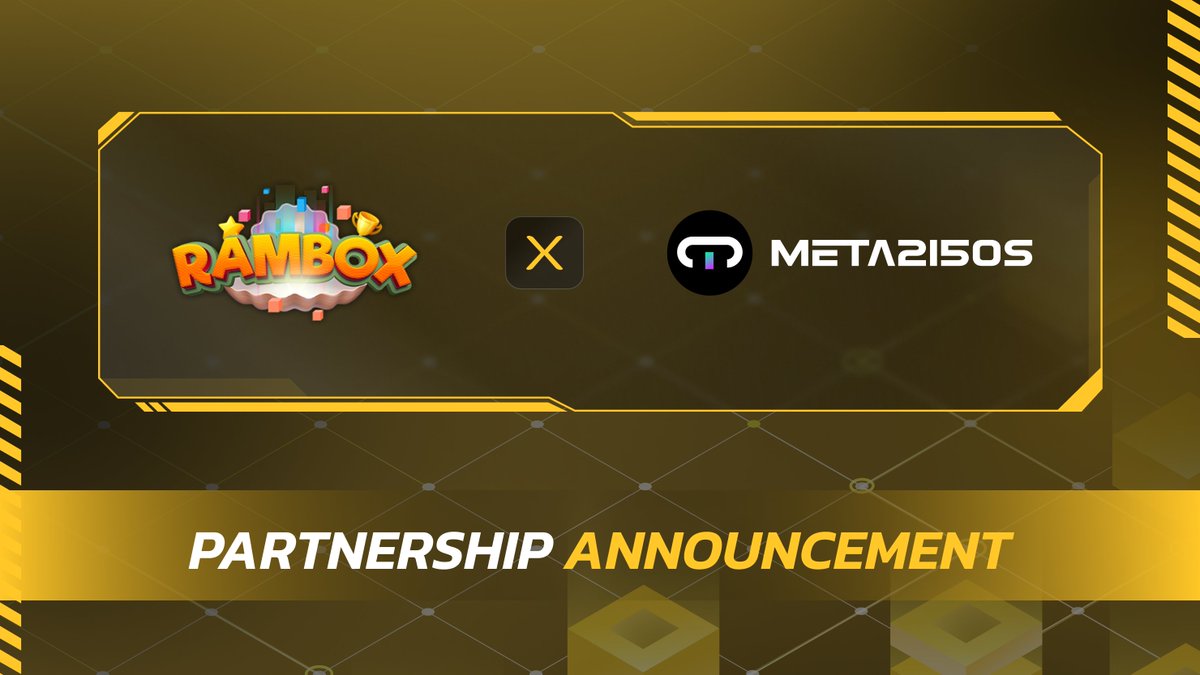 RamBox (@0xrambox) on Twitter photo 🚀 Big News! We're excited to share the news of our partnership with <a href="/Meta2150s/">Meta2150s | Metabot on Solana</a> 🤝
Meta2150s, a Multi-chain #GameFi Aggregator & Launchpad, is set to revolutionize the gaming world.
#Rambox is thrilled to be part of this journey towards the future of gaming! 🕹️💫 🚀 Big News! We're excited to share the news of our partnership with <a href="/Meta2150s/">Meta2150s | Metabot on Solana</a> 🤝
Meta2150s, a Multi-chain #GameFi Aggregator & Launchpad, is set to revolutionize the gaming world.
#Rambox is thrilled to be part of this journey towards the future of gaming! 🕹️💫