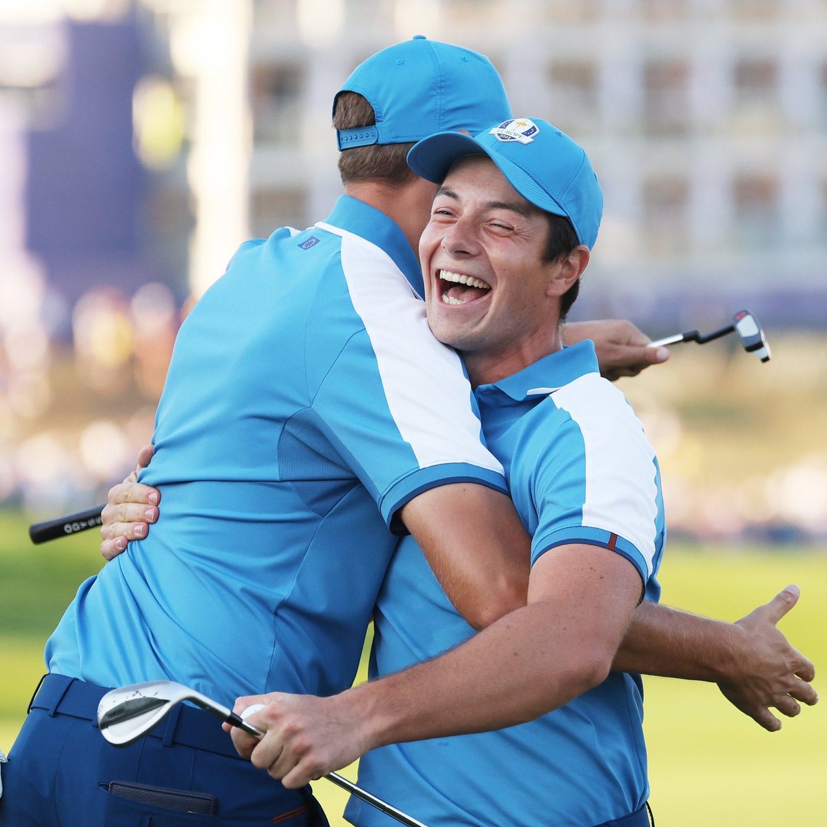 flushingitgolf's tweet image. Viktor Hovland and Ludvig Aberg have just dispatched the World Number 1 and PGA Champion 9&amp;amp;7. This is an historic beat down from 2 Scandinavian flushers. Truly incredible! 👊🇪🇺