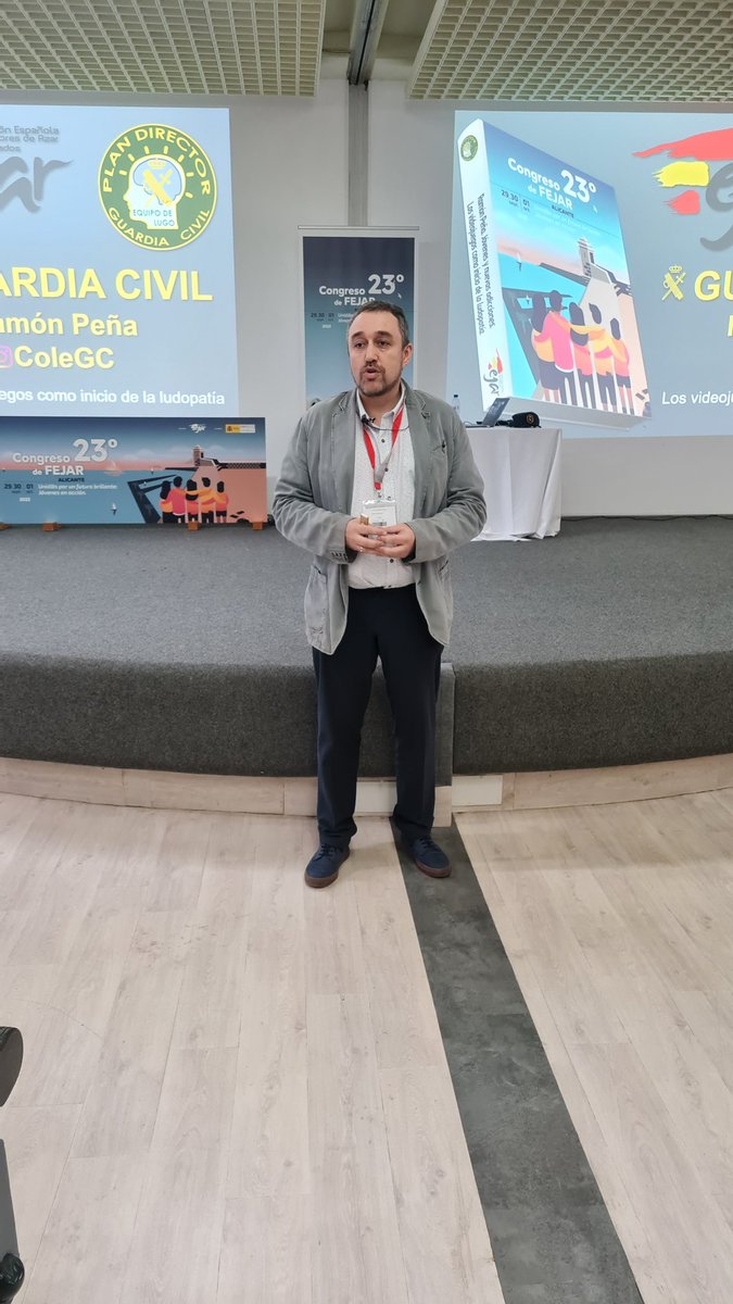 fejarfederacion's tweet image. Iniciamos la 2ª jornada del 23⁰ Congreso Nacional de fejar con la ponencia "Los videojuegos como inicio de la ludopatía" impartida por   D. Ramón Peña, formador del @ColeGC #videojuegos #plandirector #formacion #fejar #23congresonacionalfejar #jovenesenaccion #SanJuan #Alicante