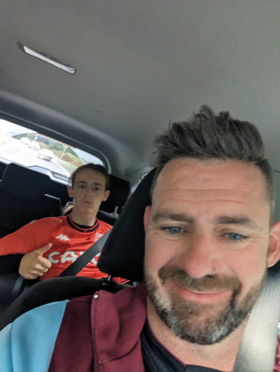 On our way to Villa Park Uber selfie thanks to the rail network 🤣🤣 #UTV <a href="/AVFCOfficial/">Aston Villa</a>