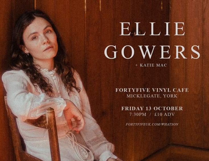 Really looking forward to supporting @Ellie_Gowers on 13th October @fortyfiveuk. It's been a while since I've been to York but it has always been a lot of fun. Tickets available here: linktr.ee/itiskatiemac