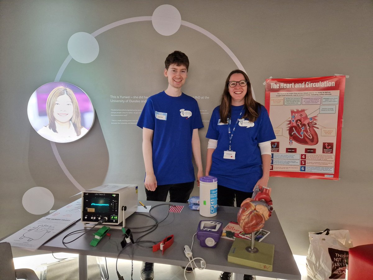 Amy Dorward (@amydorward) on Twitter photo All ready for #EXPLORATHON23 with fellow <a href="/TheBHF/">British Heart Foundation</a> researcher Jordan. Looking forward to a fun day! <a href="/DundeeSciCentre/">DundeeScienceCentre</a> <a href="/StAndMedicine/">School of Medicine</a> #MakeResearchReal All ready for #EXPLORATHON23 with fellow <a href="/TheBHF/">British Heart Foundation</a> researcher Jordan. Looking forward to a fun day! <a href="/DundeeSciCentre/">DundeeScienceCentre</a> <a href="/StAndMedicine/">School of Medicine</a> #MakeResearchReal