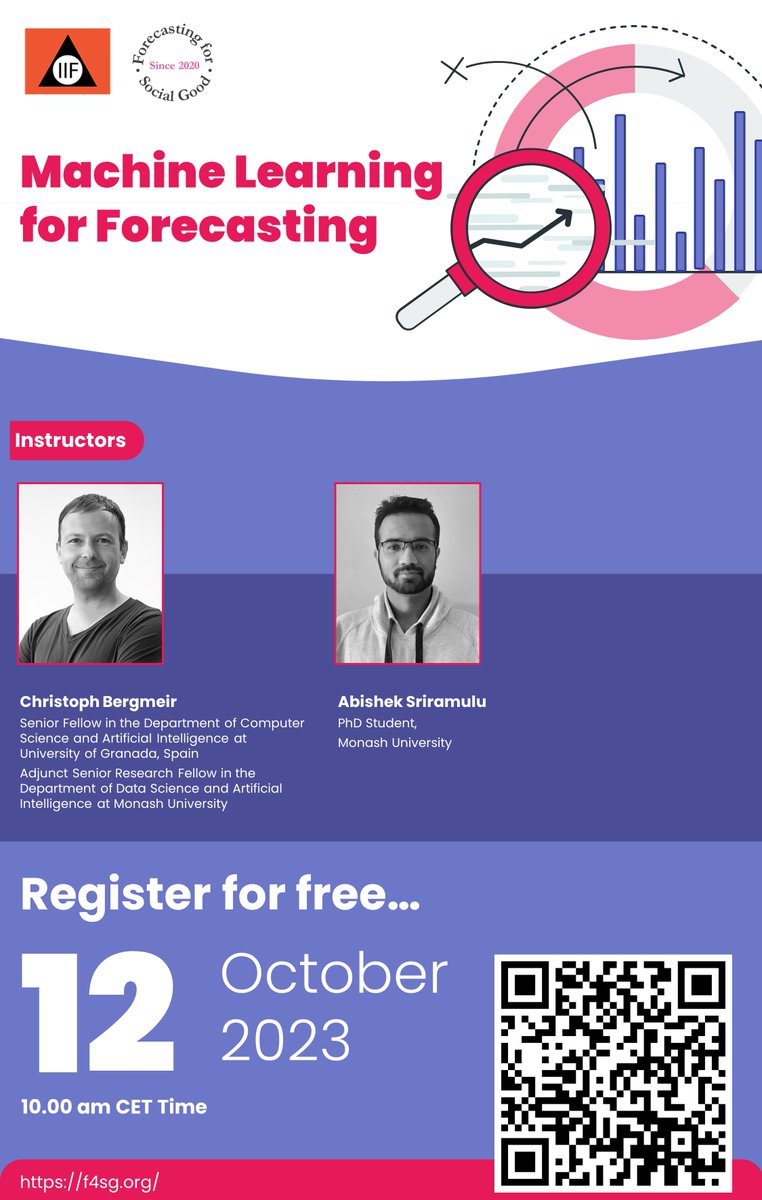 FSG_forecast's tweet image. Join our training designed for ML enthusiasts diving into the world of forecasting. 
From local-global models to deep learning and probabilistic forecasting, master it all! 🎓✨
Register now for free: lnkd.in/e_9Cusdj
#ML #Forecasting #F4SG