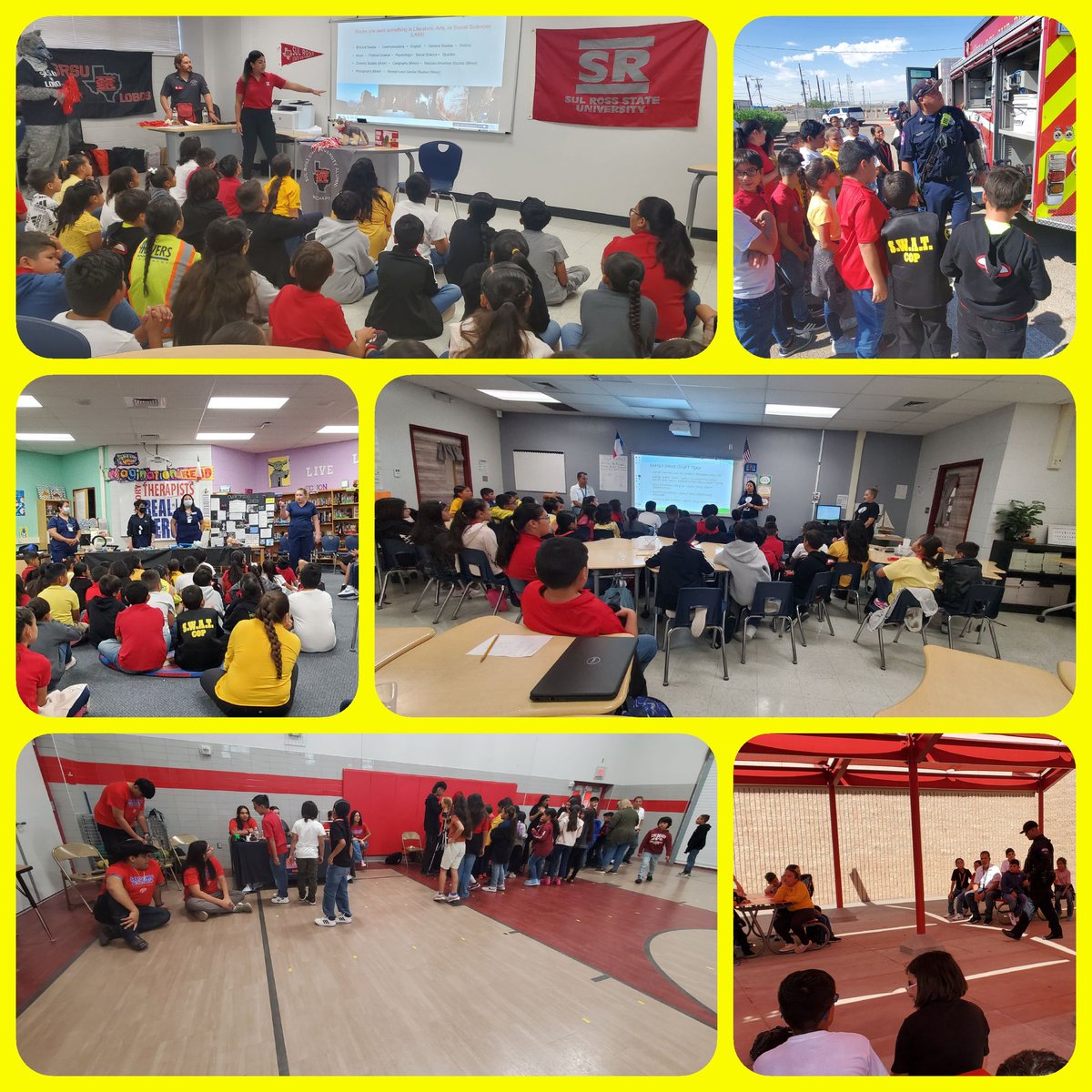 The kids really enjoyed #CareerDay! 🐍❤️ 
Thank you to all the wonderful presenters for sharing their time and expertise with our #CampestreCobras!  #TeamSISD #BulldogNation #TeacherLife
