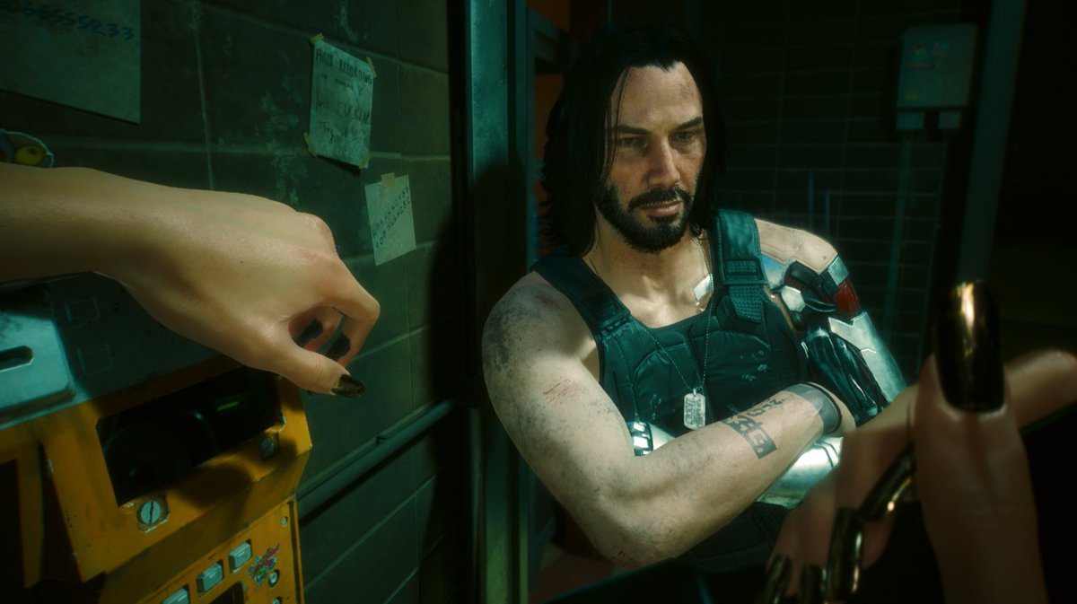 アプデでキアヌ・リーヴスもアプデされてカッコよくなった。
サイバーパンク2077