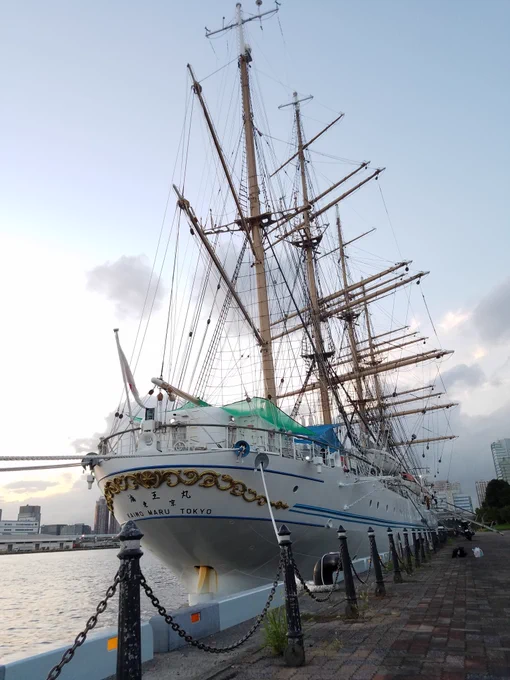 1年振り 今回も海王丸を見に来ました(*`・ω・)ゞ