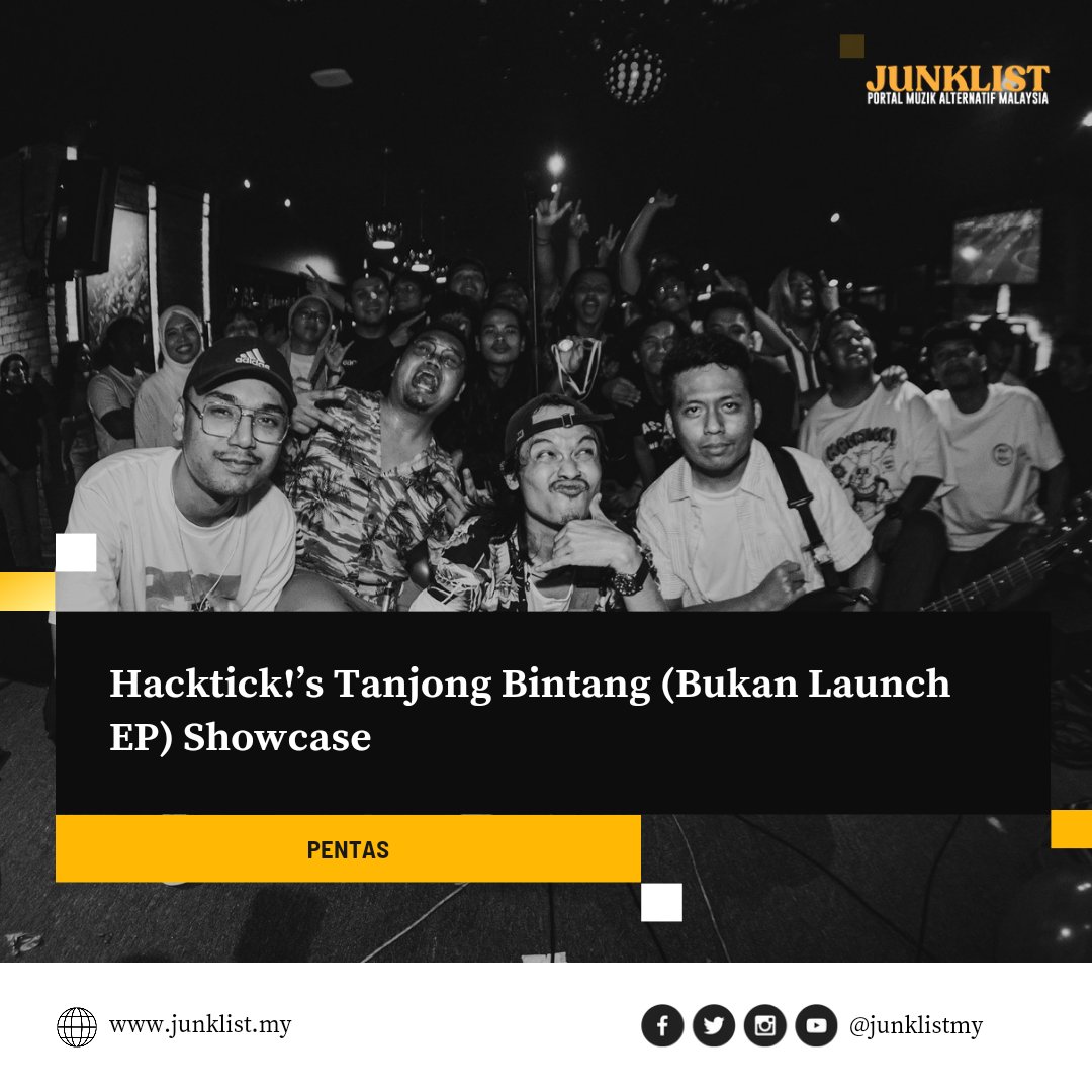 Showcase ini merupakan pemberitahuan bahawa mereka kembali dengan barang baru dan juga akan disambung dengan beberapa siri tour ke serata Malaysia.

Baca artikel penuh di junklist.my atau klik link berikut:
junklist.my/pentas/hacktic…