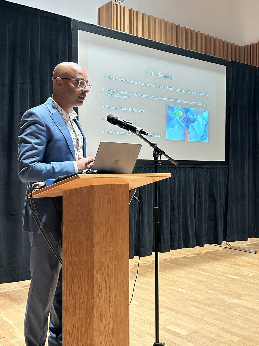 Dr Ananth Krishnan talking about the benefits of uterine artery embolisation:

1. Safe
2. Effective 
3. Minimally Invasive 
4. Quicker Recovery 
5. Level 1 Evidence 
6. Uterine Preservation 
7. Does not interfere with pregnancy 

#NIRS2023