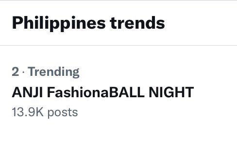 Yey top 2! Push for the top spot na lets go!

ANJI FashionaBALL NIGHT

MESMERIZED BY ANJI

#AnjiSalvacion <a href="/anjisalvacion/">anji</a>