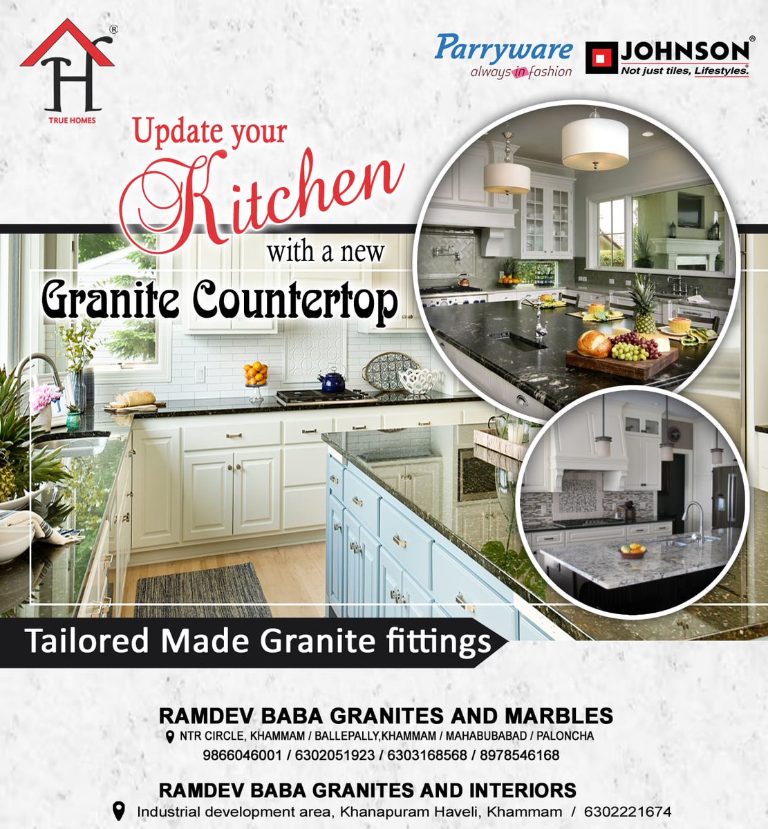 ramdev_and's tweet image. He who writes prose builds his temple to Fame in rubble; he who writes verses builds it in granite.
Contact us :+91 70757 65998
ramdevbabagranites.com/index.html
#ramdevmarbles #hyderabad #khammam #ramdevbabamarblesgranites #marbles #granites #graniteswhite #blackgranites #homebuilders