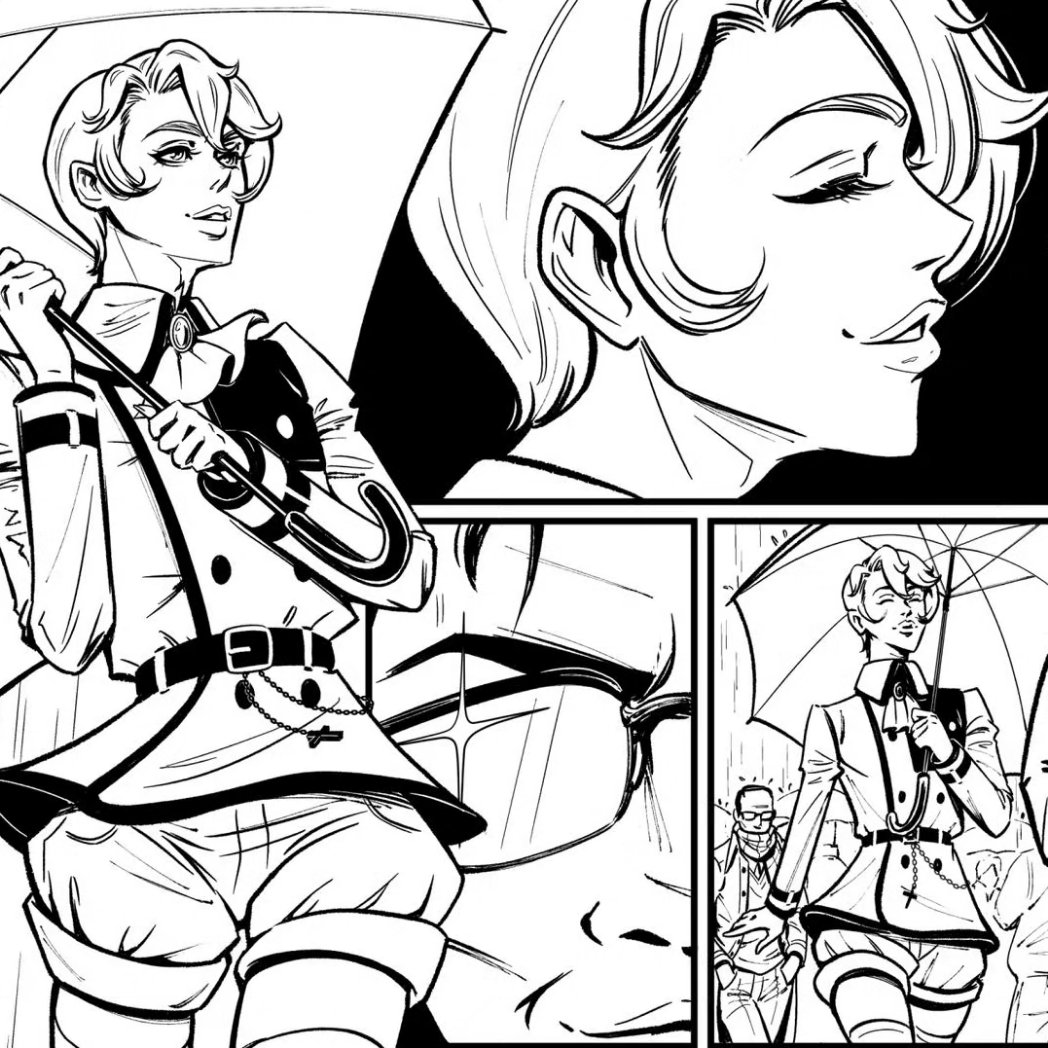 mariapedrosaart's tweet photo. Wip. Inking 😊

#art #illustration #artistlife #mariasyney #womenofillustration #dialydrawing #comic #comicartist #manga #mangaartist #mangastyle
#mangastyleart #digitalart #digitalartist #digitaldrawing #clipstudiopaint #wip #inking #mangamaking https://t.co/EzdaHGKfhA