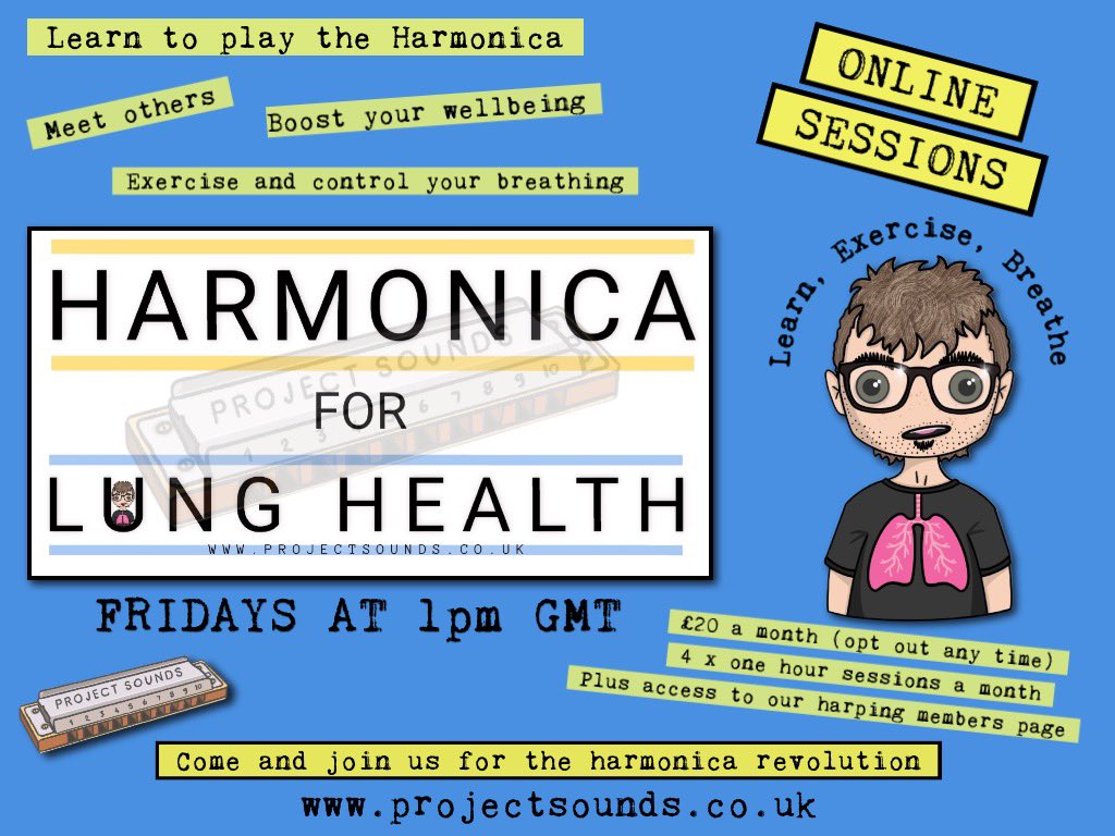 #harpingbythesea #COPD #copdawareness #asthma #asthmaawareness #bronchiectasis #emphysema #LongCovid #harmonicaforlunghealth #musicforall #harp #harmonica #harmonicaplayer #music #musicworkshop #musicforall #CanDoMusic #community #support #togetherwecan #lunghealth #breathe