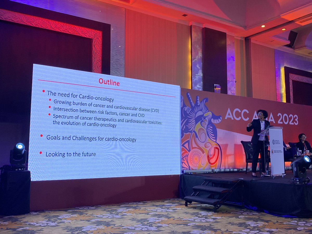 @anita_deswal delivering the final plenary lecture at @ACCinTouch #ACCAsia on #cardiooncology @PhilHeartAssoc @HadleyWilsonMD @Paul_J_Mather @kwanleemd @PamelaBMorris @RigolinVera @purviparwani @docrodney