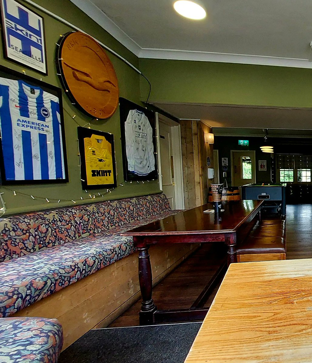 Calling all fans stuffed by train strikes or with no match ticket

We will be showing the game today at 12:30 and serving up some stonking burgers

Open from 12, so get in, grab a seat, and let's make some noise ⚽️🥅

🤍💙UTA🤍💙@SuspolBHAFC <a href="/OfficialBHAFC/">Brighton & Hove Albion</a> <a href="/wearebrighton/">We Are Brighton</a> <a href="/BHAFC/">BHAFC</a>