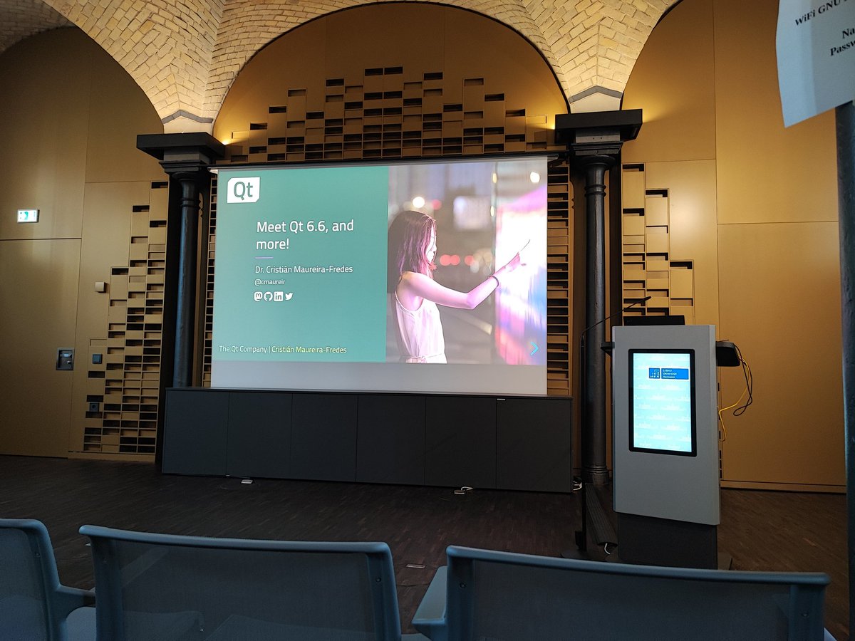 cmaureir's tweet image. Happy to give an in person talk at @gnuhealth &amp;amp; Orthanc conference 2023 🎉

Spending a Saturday sharing experiences towards libre and open social and health focused projects is always a nice plan ❤️

#qtforpython #qtproject #gnuhealth