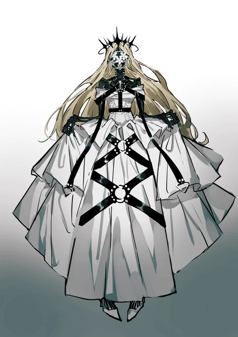 #フォロワーの渾身の人外キャラ拝ませて 可愛い骨系人外