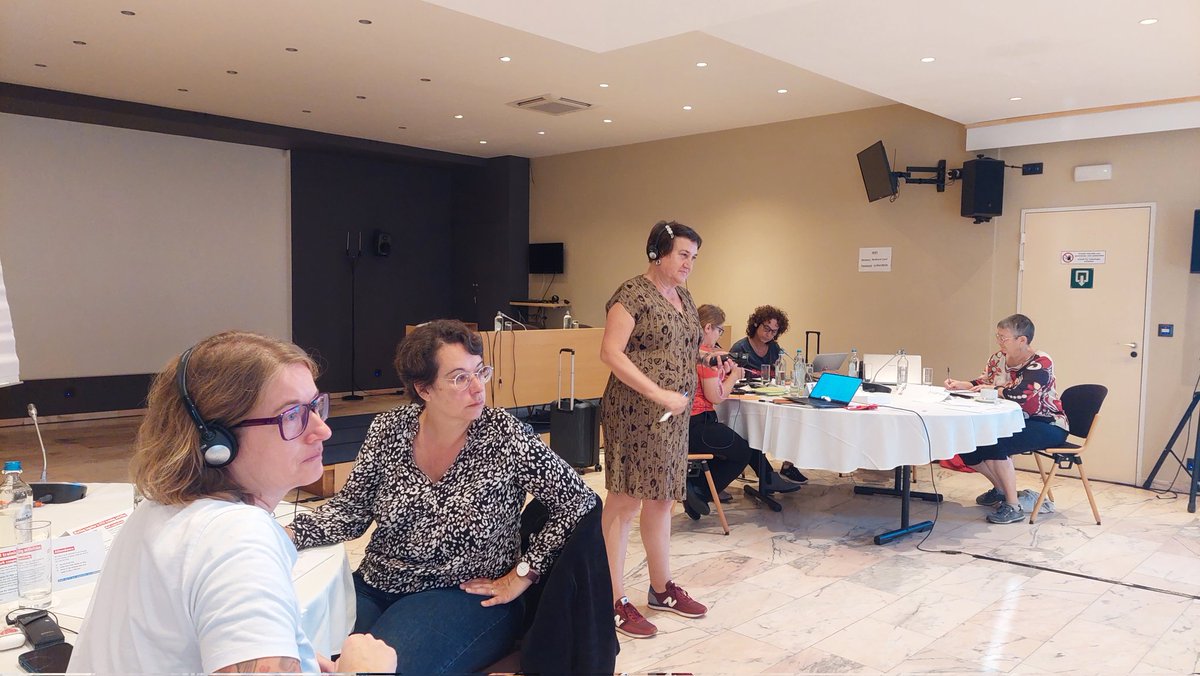 Días de formación en la <a href="/ETUI_org/">ETUI - European Trade Union Institute</a> con mujeres sindicalistas de diferentes países europeos. Nos formamos en liderazgo feminista para combatir las desigualdades de género y creamos Red para avanzar en igualdad en #Europa #CES #ETUC  #WomensEquality #SeAcabo