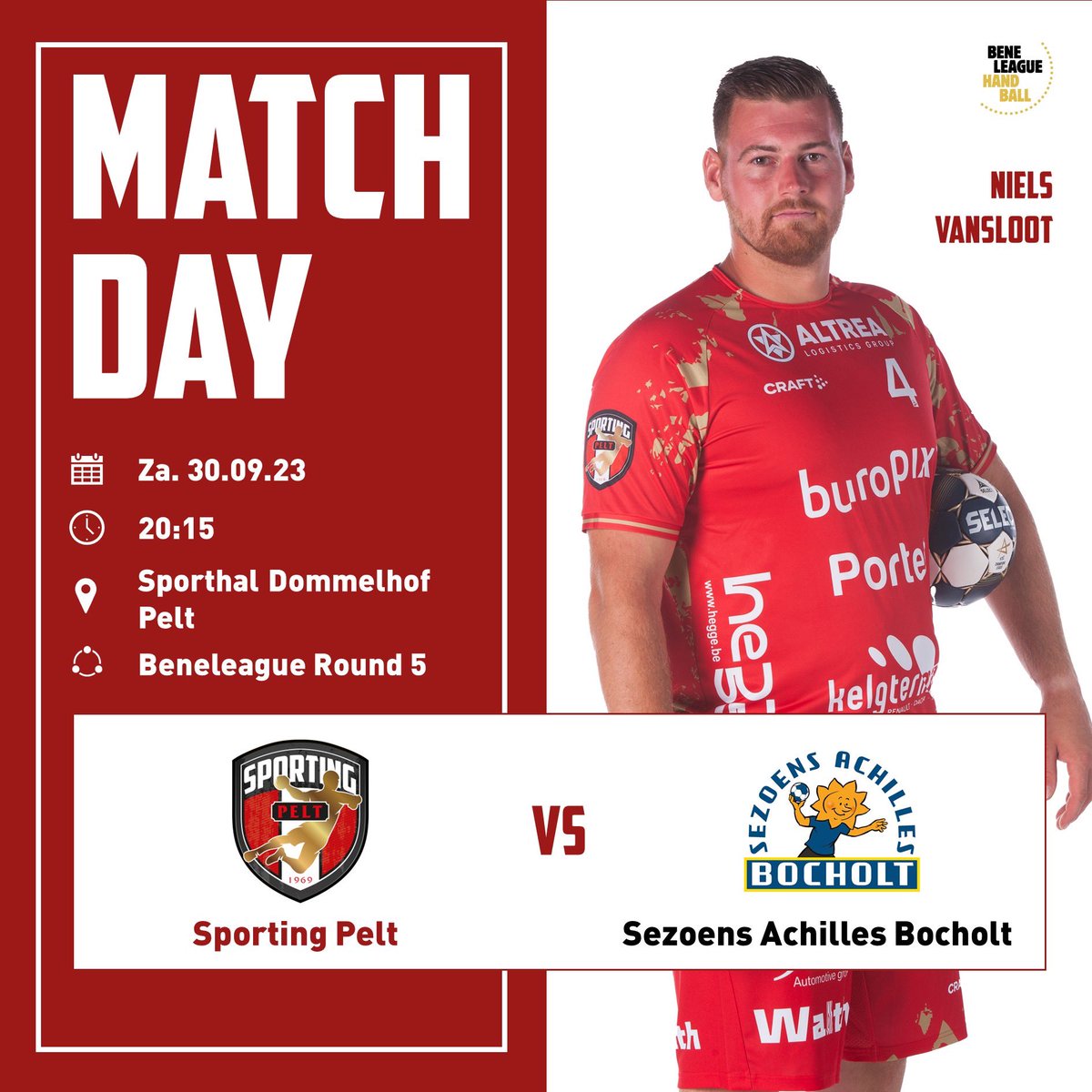sportingpelt's tweet photo. 🔴⚪️  𝗗𝗘𝗥𝗕𝗬 𝗗𝗔𝗬 🔴⚪️

🤾🏼‍♂️ Sporting Pelt - Bocholt
📅 Zaterdag 30 september 2023 
⏰ 20:15
📍Dommelhof, Neerpelt.

𝗖𝗼𝗺𝗺𝗺𝗺𝗼𝗼𝗼𝗻𝗻𝗻𝗻 𝗦𝗽𝗼𝗿𝘁𝗶𝗻𝗴!
❤️🤍 https://t.co/6dL9ffhvJz