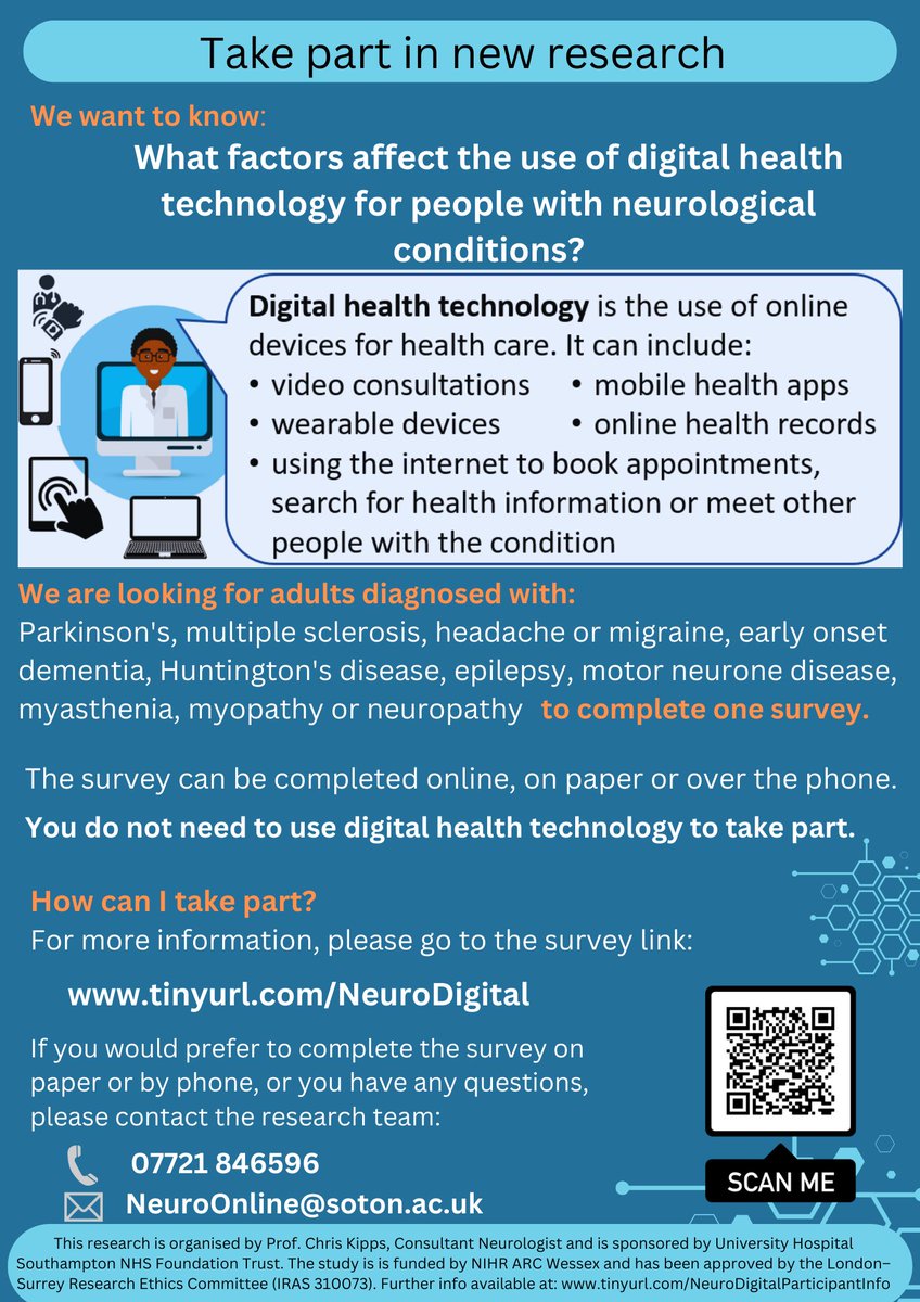Help reach 500 people!

If you have 30 minutes
Are over 18
Have: #Parkinsons, #MS, #myasthenia, #headache, #migraine, early onset #dementia, #Huntingtons #epilepsy, #MND, #myopathy or #neuropathy

Please complete the survey at tinyurl.com/NeuroDigital Thank you